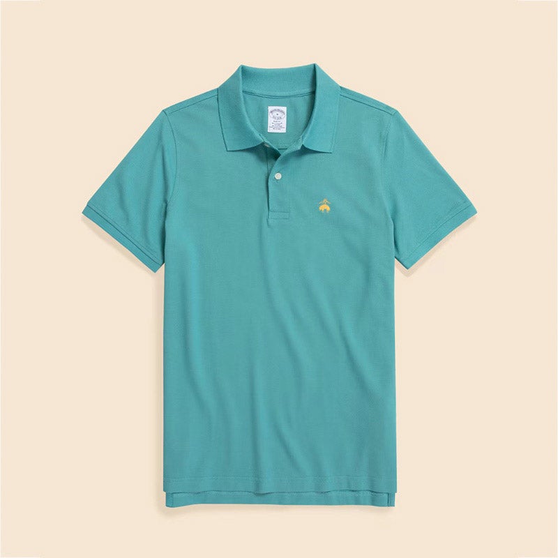 スーピマコットンストレッチ ピケ GFロゴ ポロシャツ Slim Fit