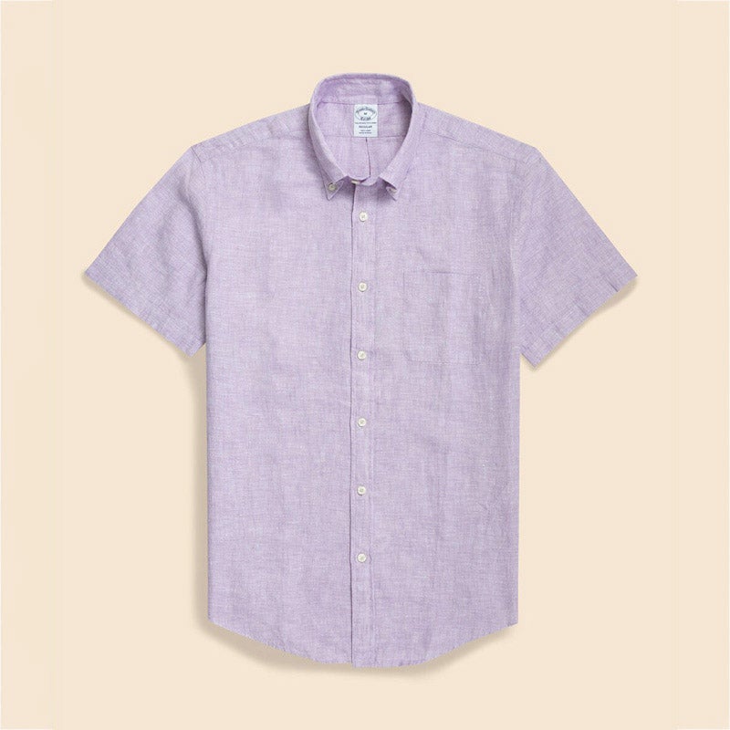 アイリッシュリネン ショートスリーブ スポーツシャツ Regular Fit