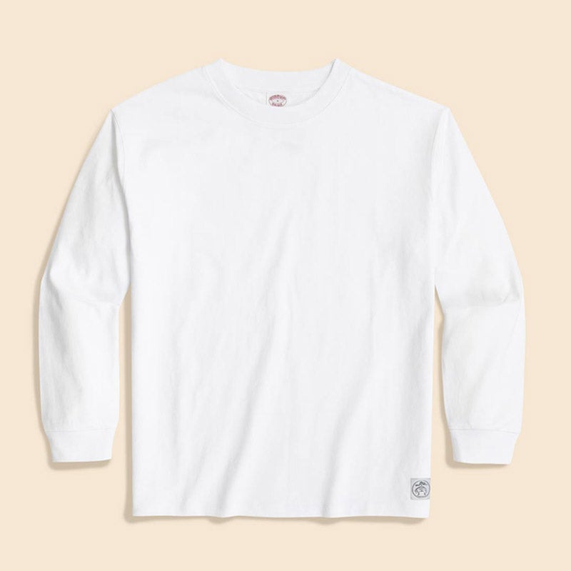 USAコットンジャージー ヘビーウェイト GFロゴラベル ロングスリーブ Tシャツ