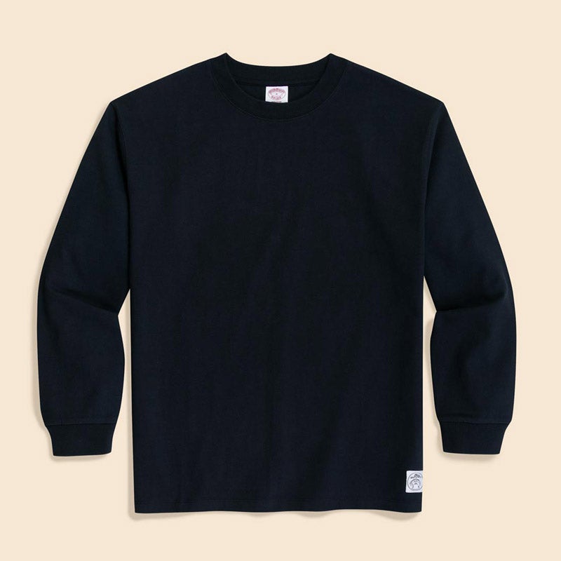 USAコットンジャージー ヘビーウェイト GFロゴラベル ロングスリーブ Tシャツ