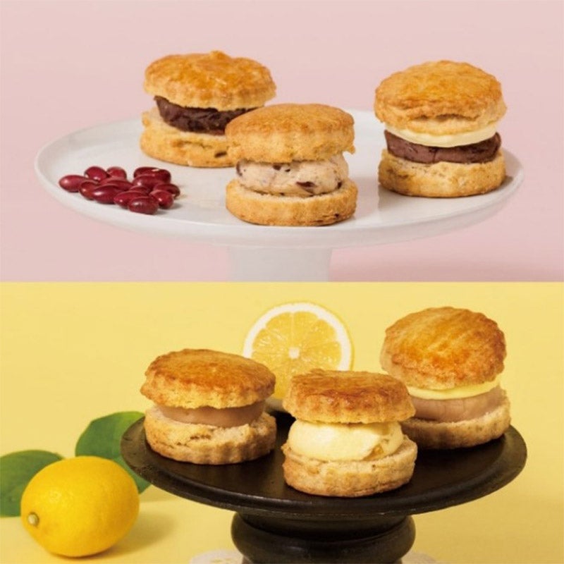 an　and　an/あんバタースコーンサンド　あずき3種・レモン3種　6個入り