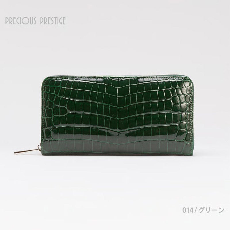 シャイニング クロコ ラウンドジップウォレット SCR-10389-4