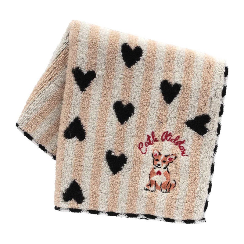 タオルハンカチ クィーニー刺繍