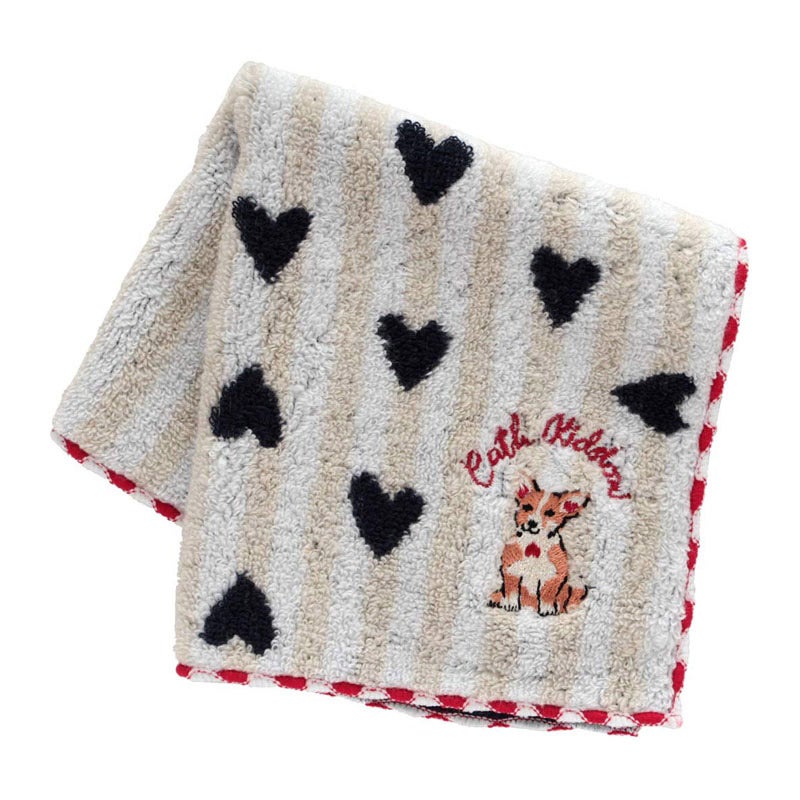タオルハンカチ クィーニー刺繍