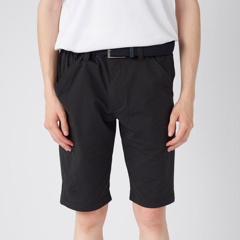 ジェフ千葉 Kappa 黒 ショートパンツ Kappa(カッパ) 【AUTHENTIC】メンズ/ゴルフ ベーシックハーフ