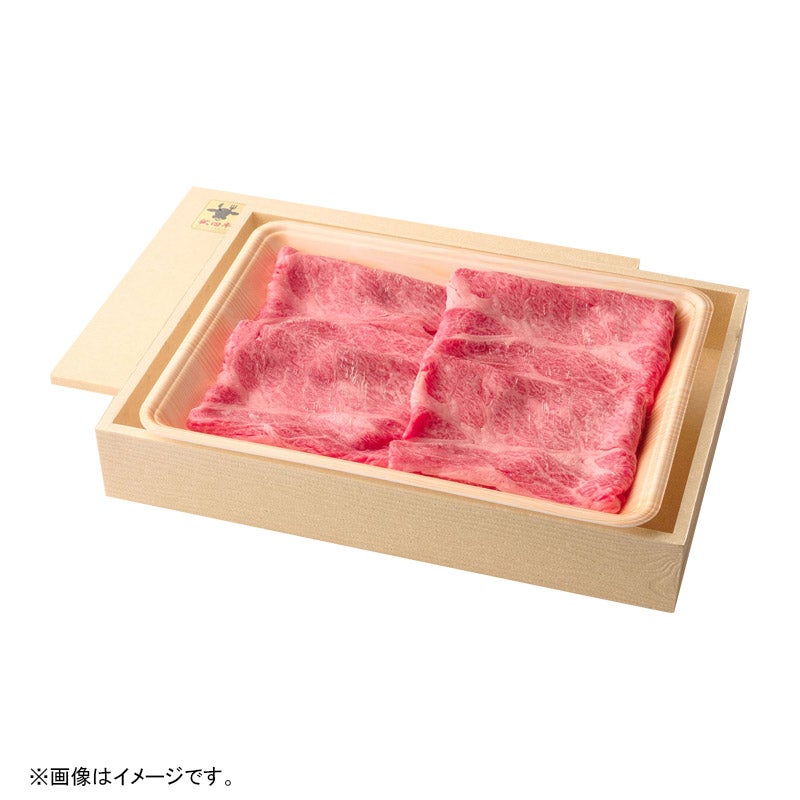 秋田由利牛肩ロースすき焼肉350g入り