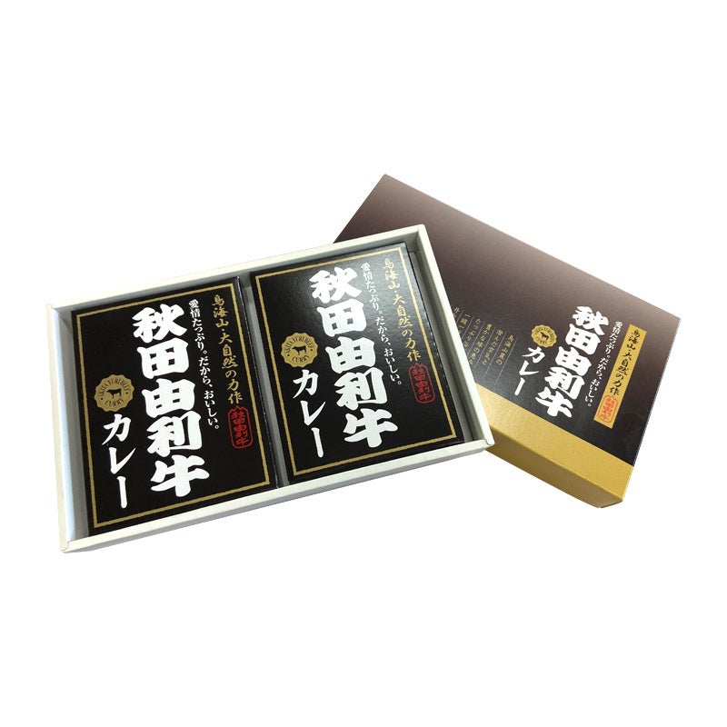秋田由利牛カレー2個入り