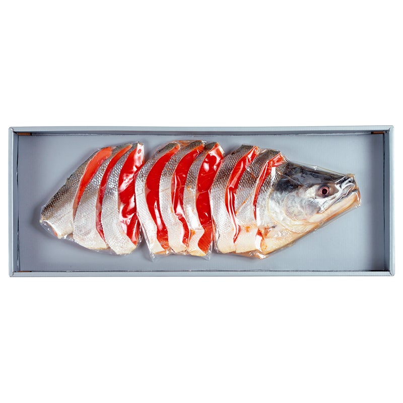 王子サーモン　西武・そごうの公式ショッピングサイト　通販　紅鮭姿切身　カッパーリバー　王子サーモン（お歳暮）　e.デパート
