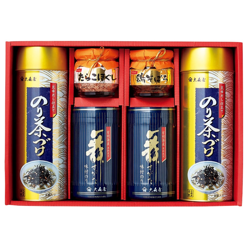 大森屋 有明海産味付のり･瓶詰･お茶漬詰合せ
