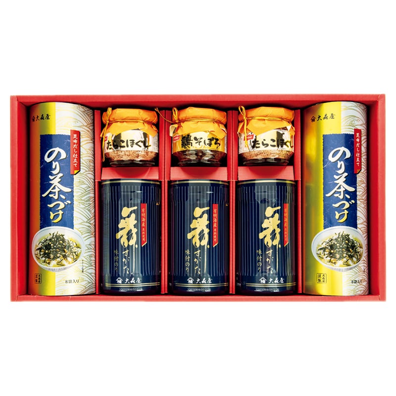 大森屋　有明海産味付のり・瓶詰・お茶漬詰合せ