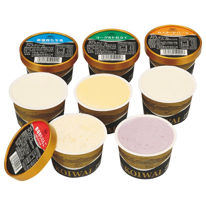 小岩井農場 自家製アイスクリーム8個セット