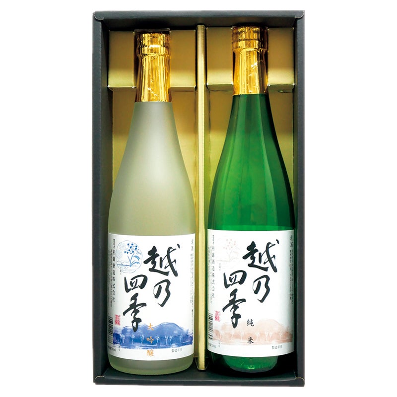 新潟地酒　越乃四季　大吟醸・純米