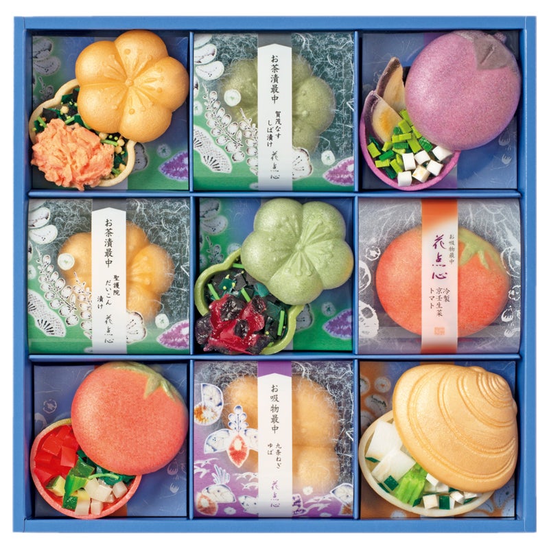 京都　辻が花　京のお茶漬とお吸物　夏の彩り最中詰合せ