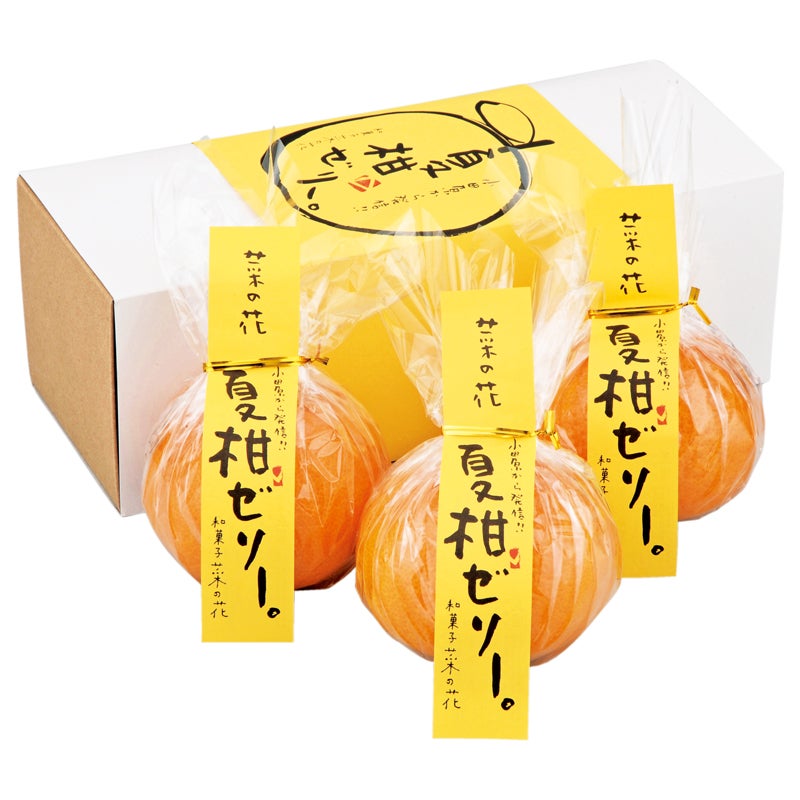 菜の花　夏柑ゼリー３個入