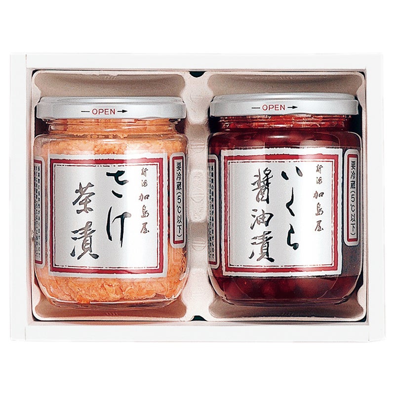 新潟　加島屋　瓶詰２本セット