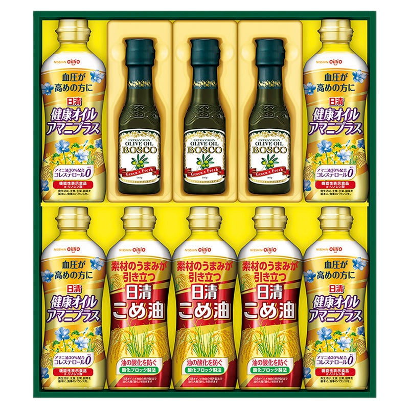 日清　バラエティオイル＆ボスコＥＸＶオリーブオイル