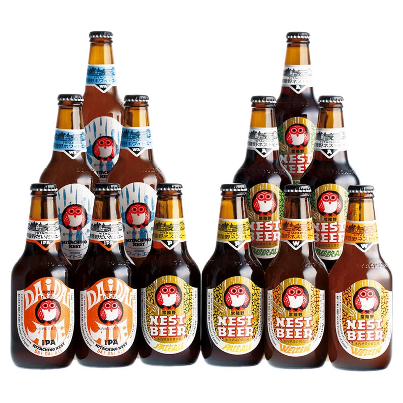 常陸野ネストビール　だいだいエール入り　１２本セット