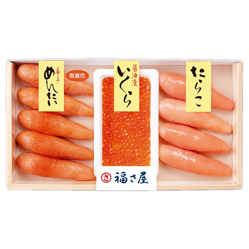 福さ屋　魚卵三種盛り
