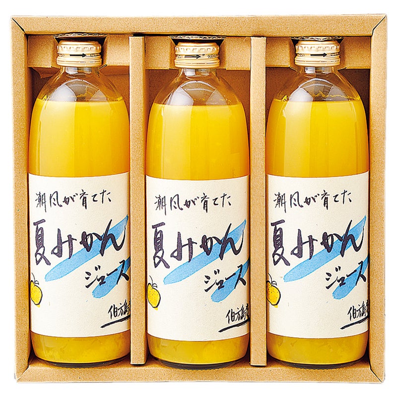 倉敷平翠軒　潮風が育てた夏みかんジュース３本セット