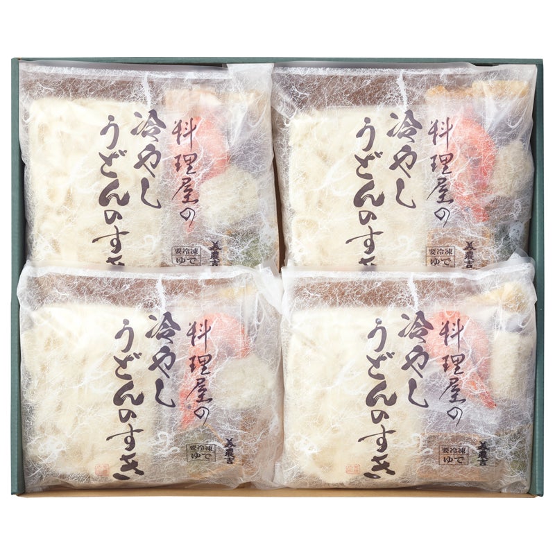 京料理　美濃吉　冷やしうどんのすき