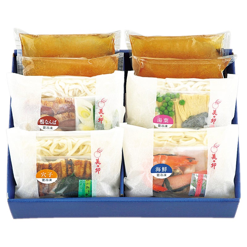 大阪　美々卯　個食うどんセット　彩