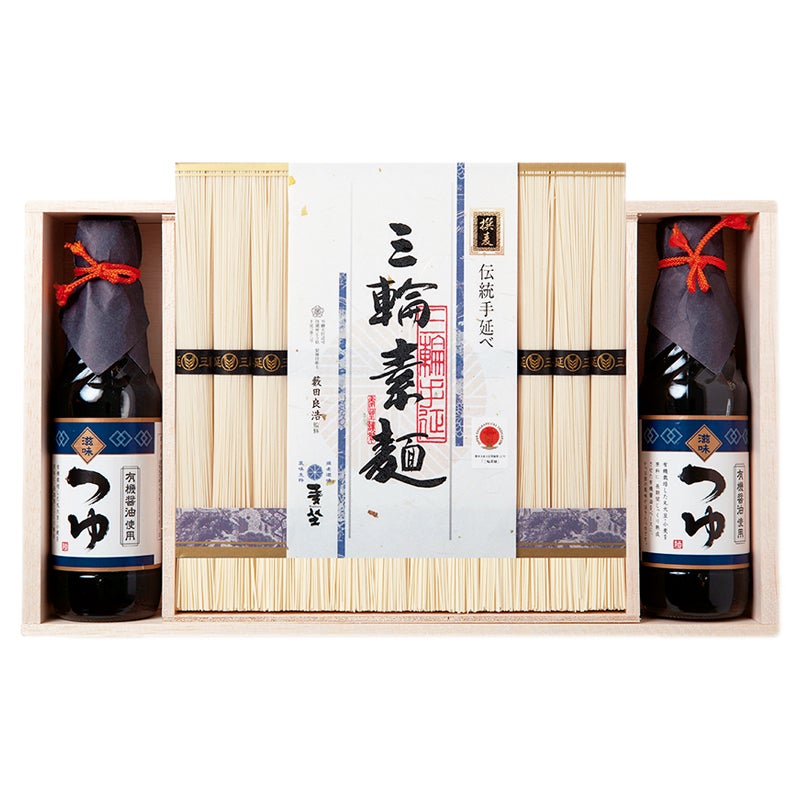 麦坐（お中元） 麦坐（むぎくら）三輪素麺・めんつゆ詰合せ 通販