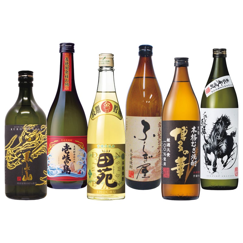 九州　蔵元めぐり麦焼酎６本セット