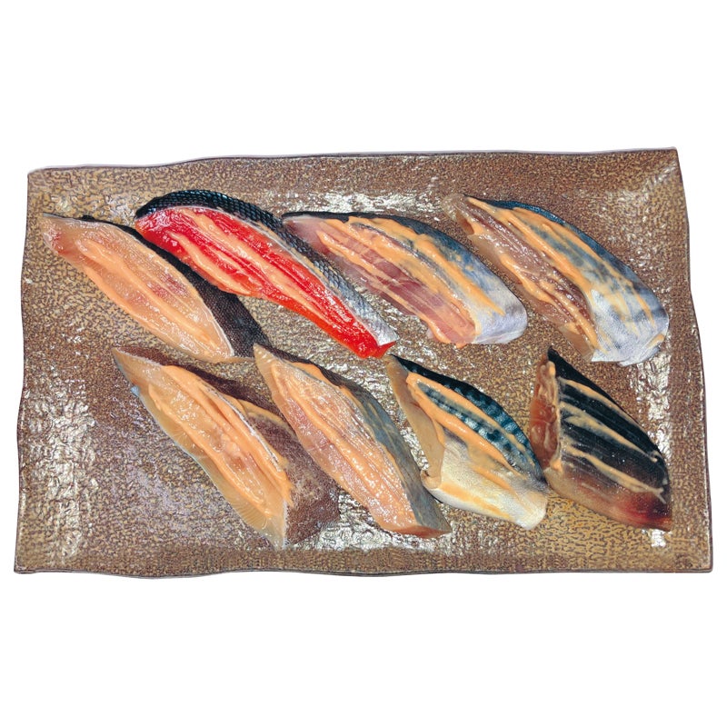 京粕漬魚久　八種盛合せ
