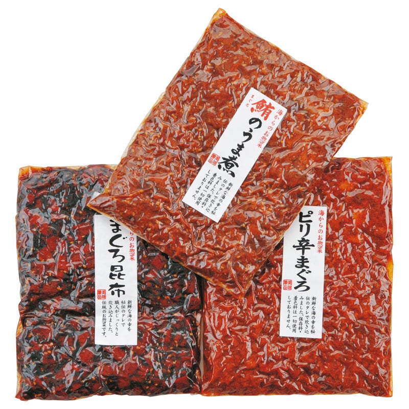 焼津まぐろ佃煮３種詰合せ