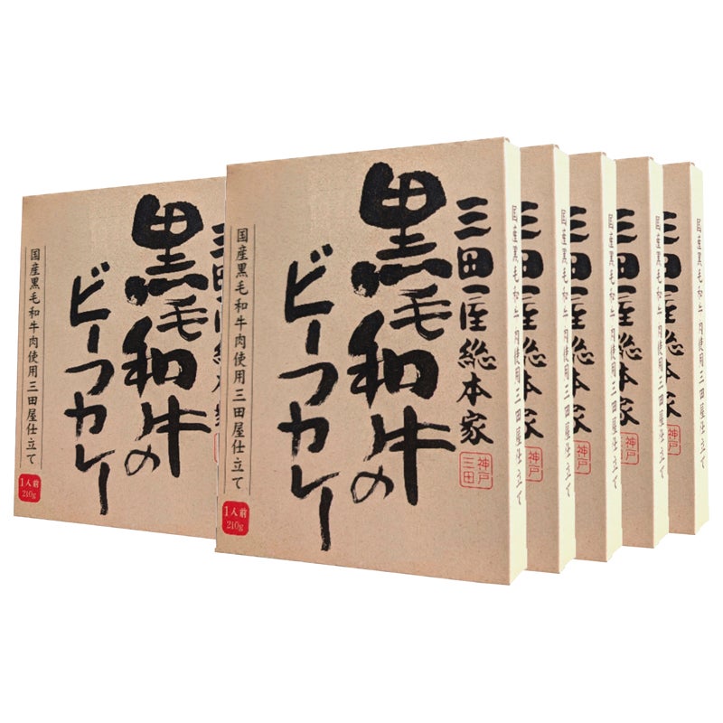 三田屋総本家　黒毛和牛のビーフカレー　１０食