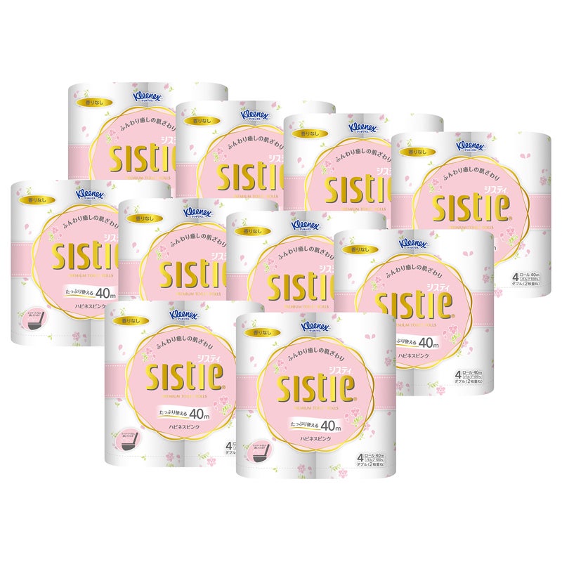 クリネックス　システィトイレットティシュー（ハピネスピンク）