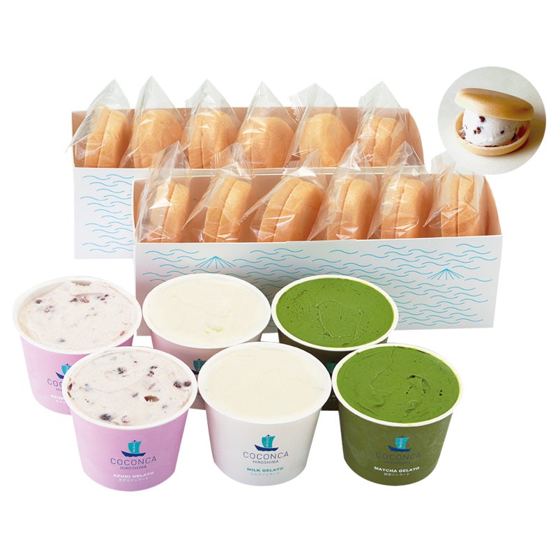 ＣＯＣＯＮＣＡ　手詰めアイスもなか