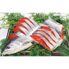 塩紅鮭片身姿切