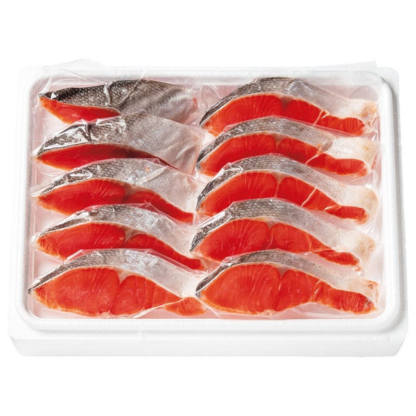 天然紅鮭半身姿切身　2023年冬ギフト（お歳暮）　西武・そごうの公式ショッピングサイト　通販　e.デパート