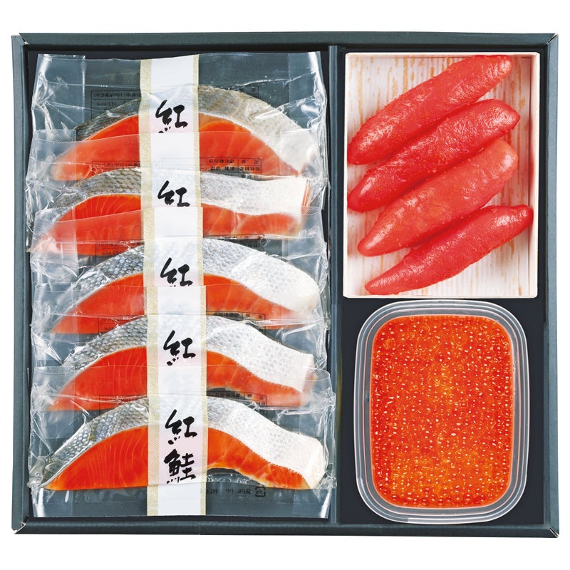 紅鮭切身･辛子明太子･いくらセット