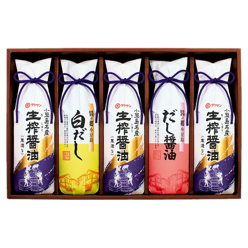 小豆島　生搾醤油・調味料詰合せ