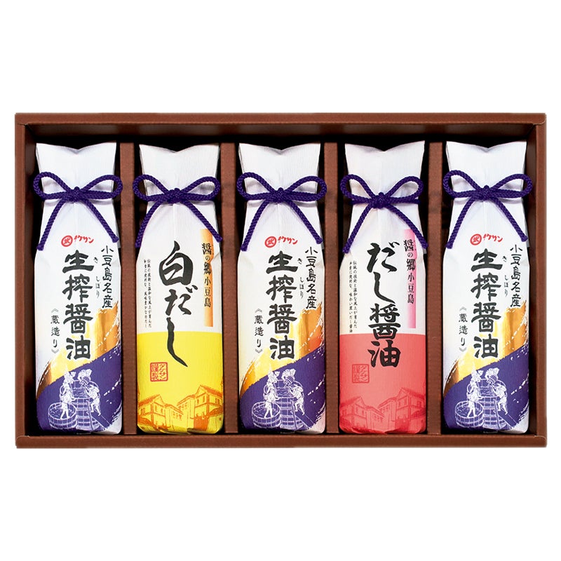 小豆島　生搾醤油・調味料詰合せ