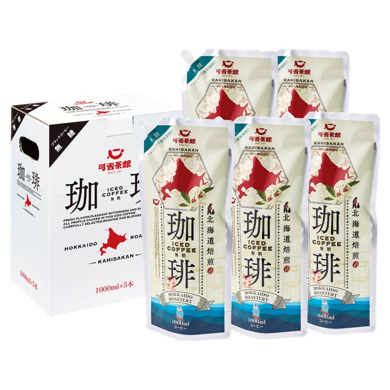 可否茶館　アイスコーヒー無糖５本セット