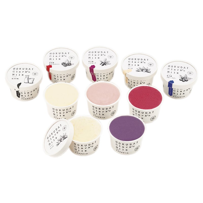 Ｈｏｋｕｄａｉ　Ｃｌａｒｋ´ｓ　Ｍｉｌｋ　アイスクリーム１０個セット