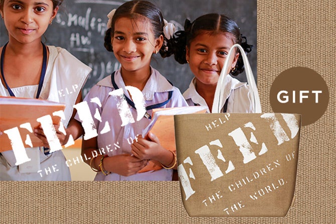 世界中の子どもたちに食事と笑顔を。FEED プロジェクト キャンペーン