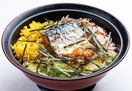 福井・小浜名物／あまから味付け鯖のビビンバ丼