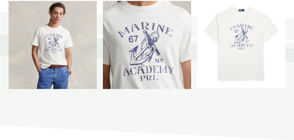 POLO RALPH LAUREN（メンズ）クラシック フィット グラフィック ジャージー Tシャツ 15,000円（税込16,500円）
