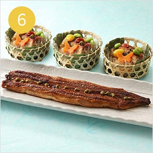 6位：京料理 美濃吉／鰻蒲焼と鰻飯蒸し詰合せ