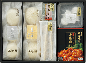 萬珍樓  饅頭・点心・海老のチリソース詰合せ